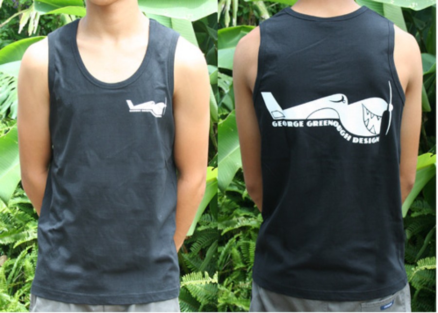 George Greenough Airplane Logo singlet