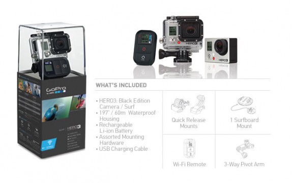  HERO3 BLACK EDITION SURF